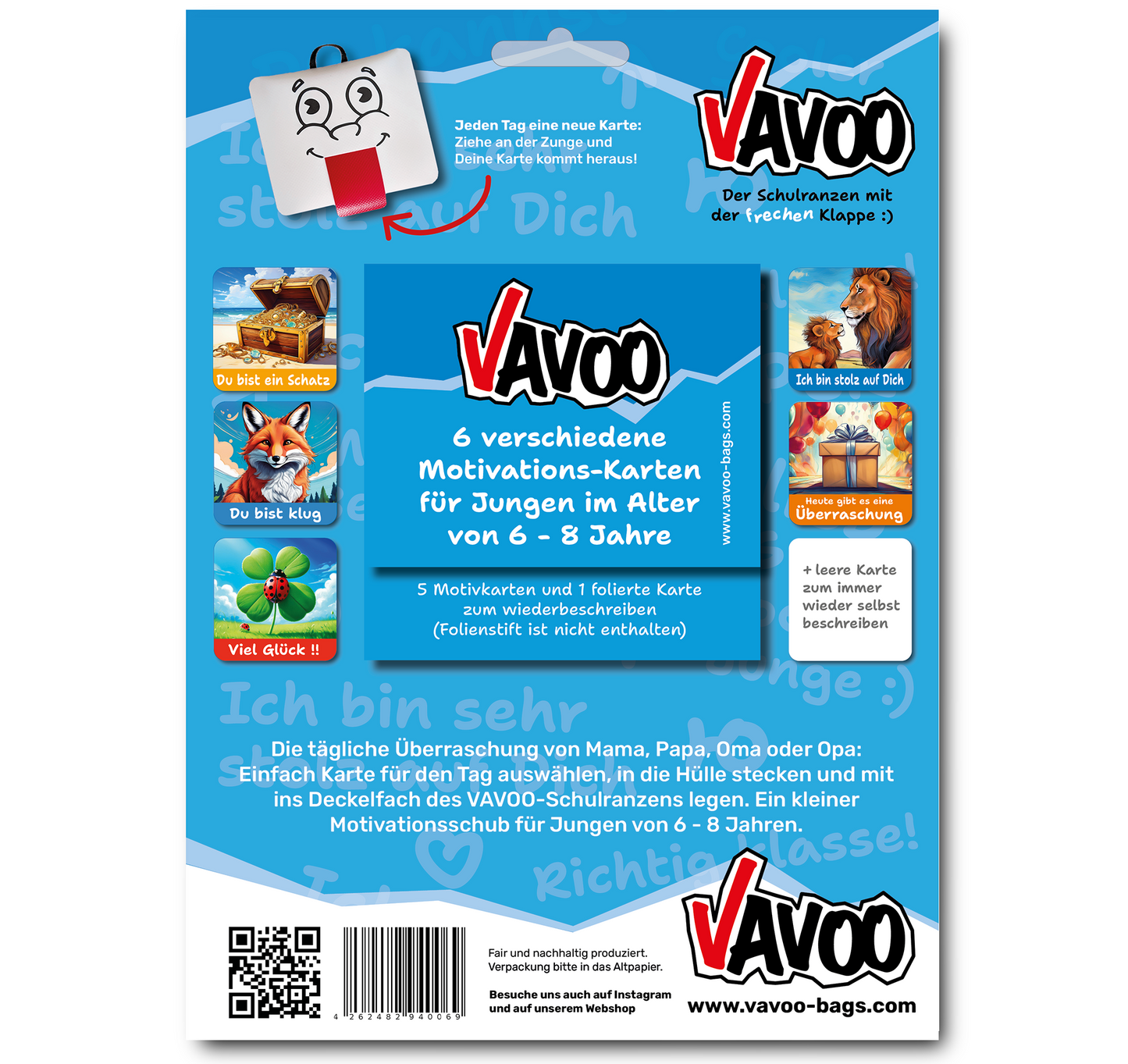 Freche Klappe Motivationskarten