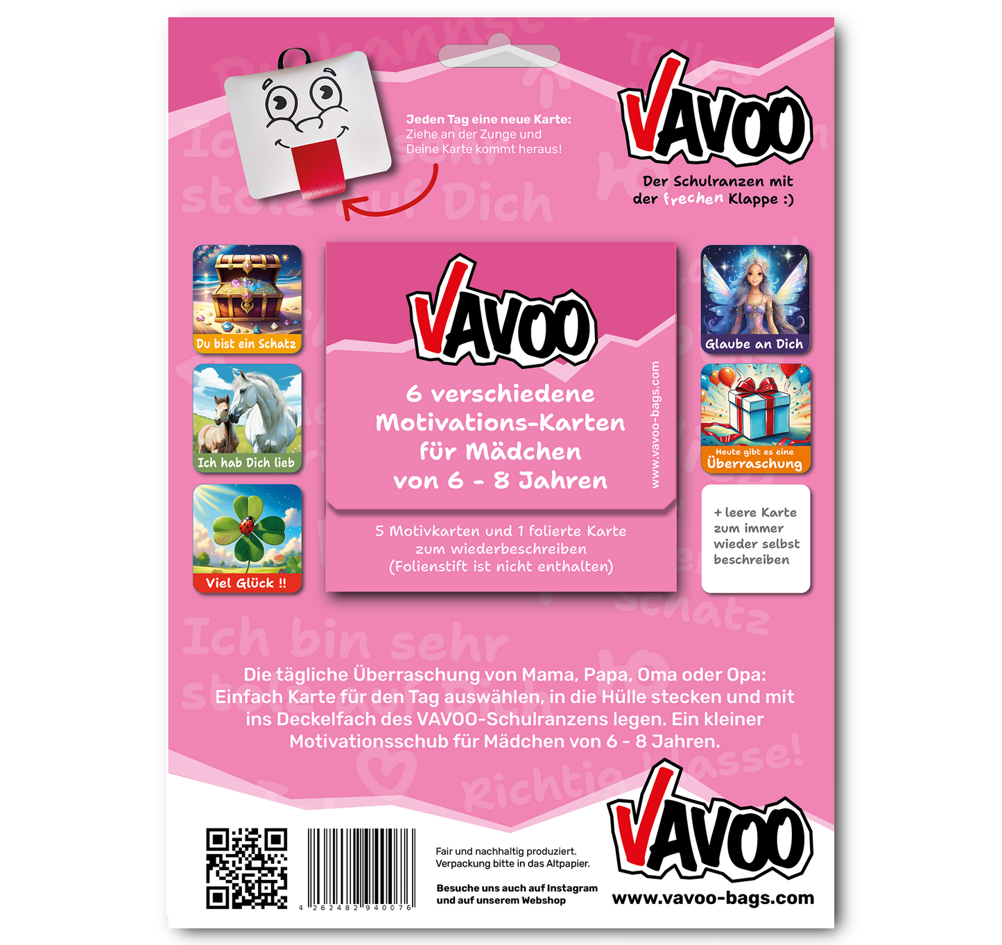 Freche Klappe Motivationskarten